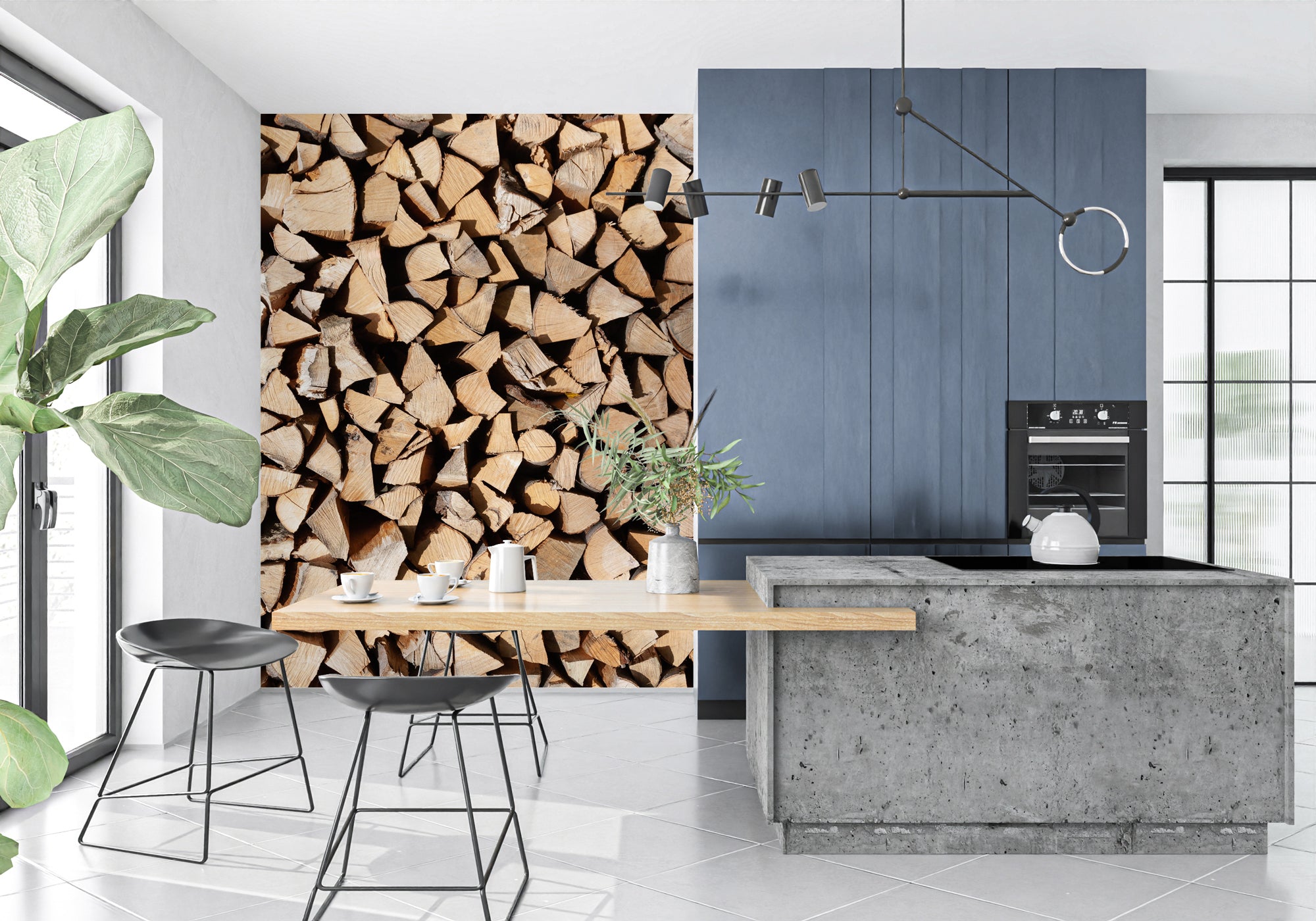 papier peint trompe oeil