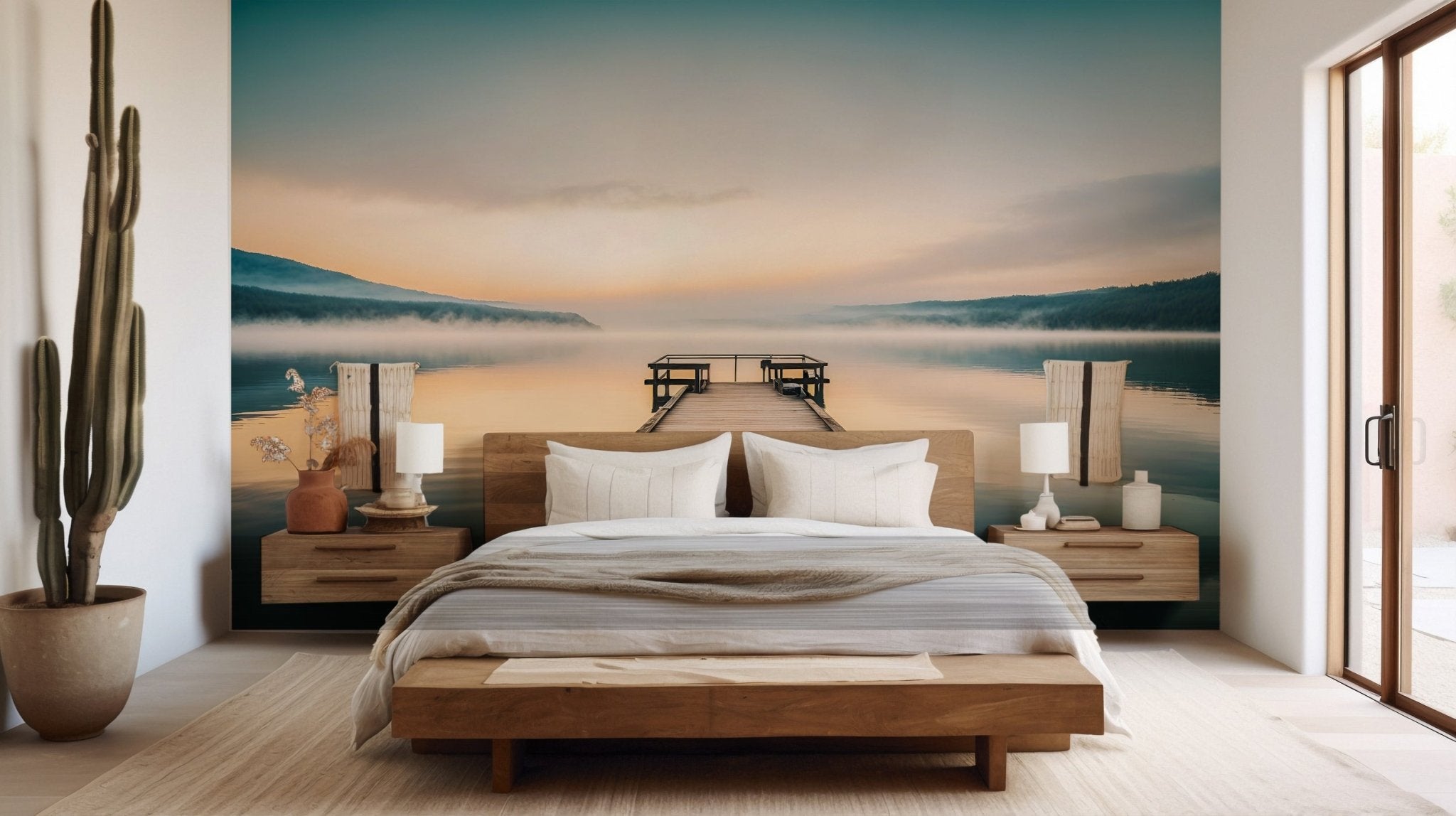 Papier peint photo vue lac, XXL, tendance