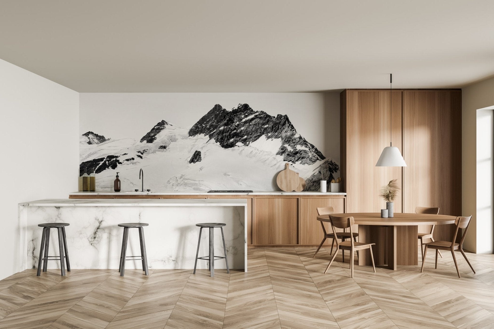 Papier peint panoramique Jungfrau - Alpes Suisses, XXL, tendance