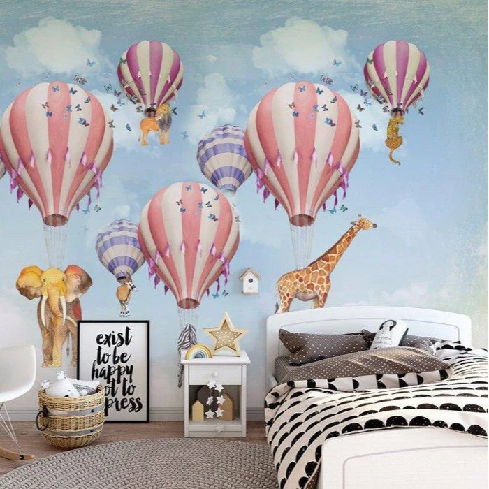 Papier peint Animaux de la jungle Volant
