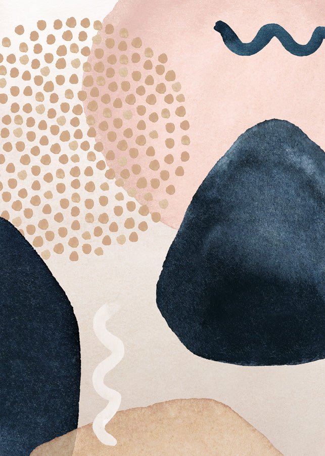 Papier peint panoramique blush, mural concept, tendance