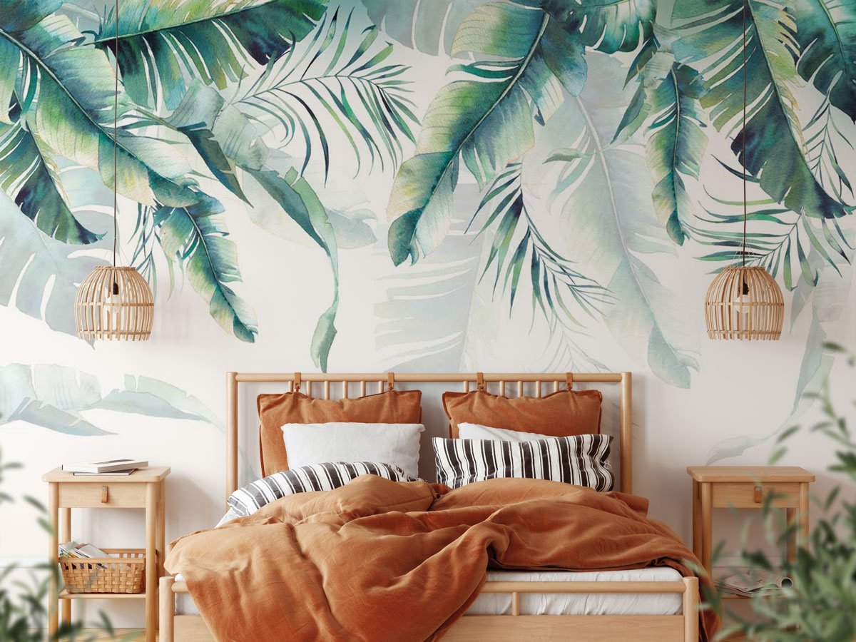 Papier peint Jungle & Scandinave style - papier peint sur mesure francais - muralconcept