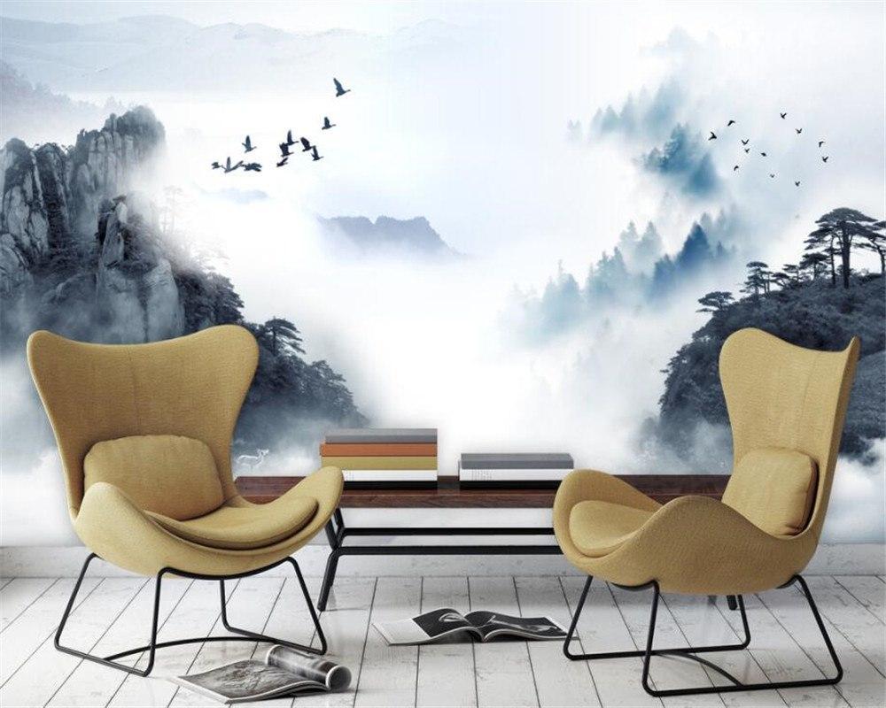 Papier peint Lever de jour en Chine - papier peint sur mesure francais - muralconcept