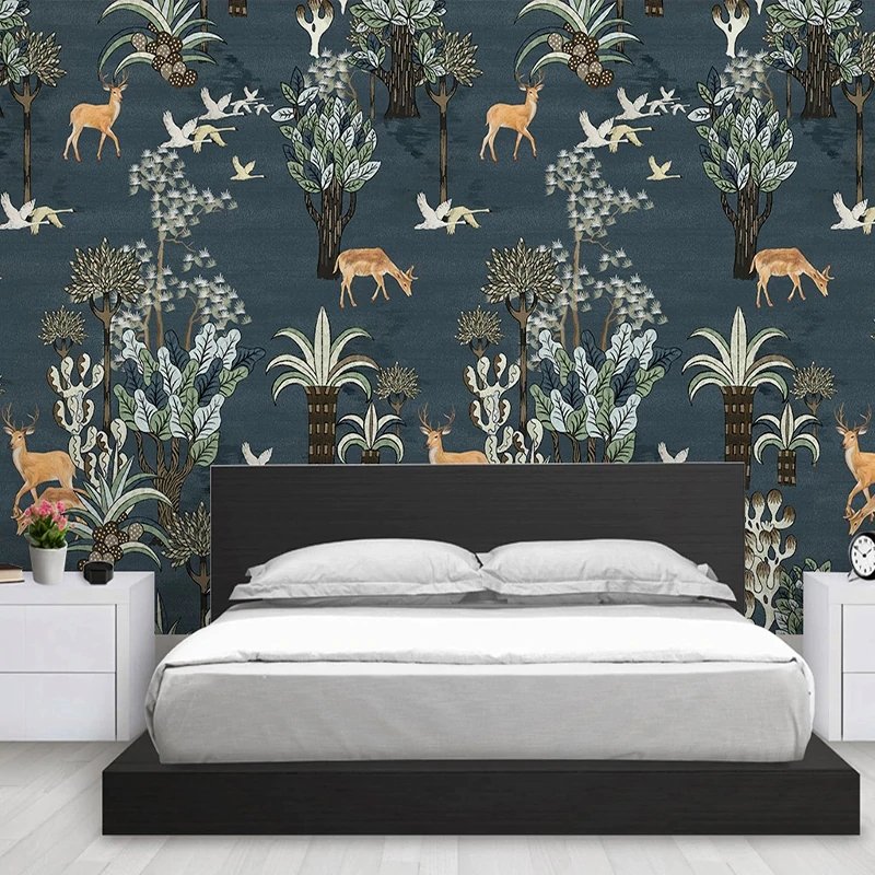 Papier peint Parc aux biches & Cerfs