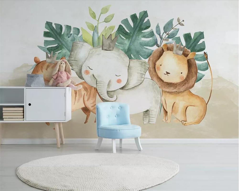 Papier peint bébé animaux muralconcept