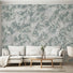 Papier peint branches et feuillages, mural concept, tendance