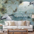 Papier peint grues japonaises, mural concept, tendance