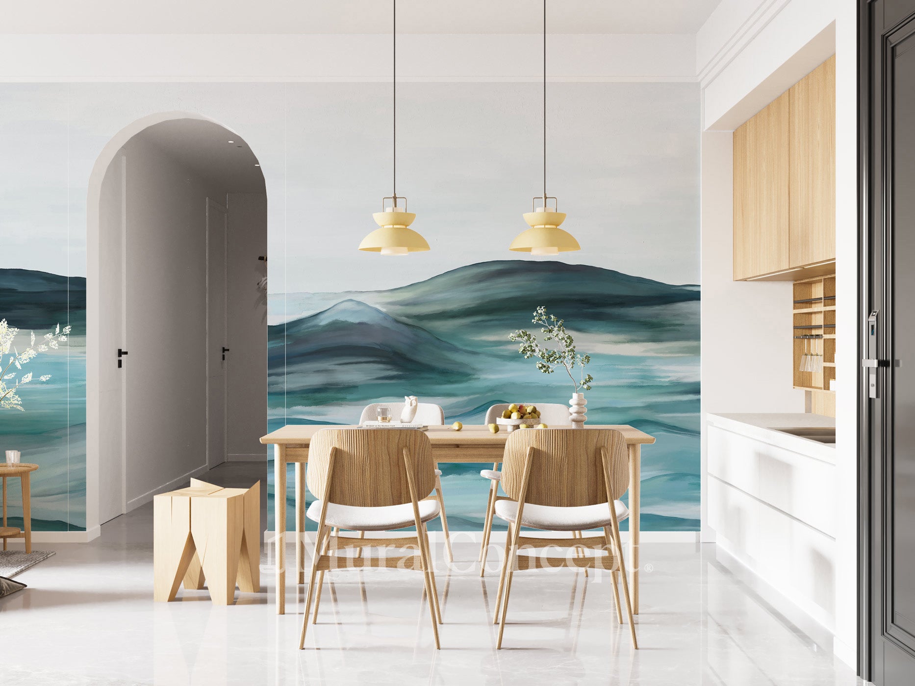 Papier peint panoramique plénitude - panoramique français