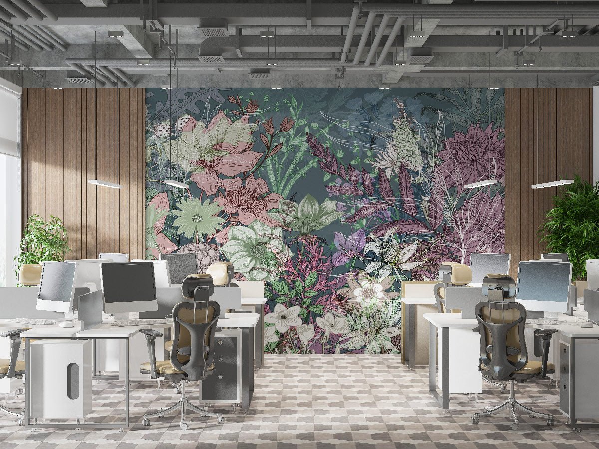 Papier peint panoramique flower dream - Muralconceptpapier_peint_sur_mesure