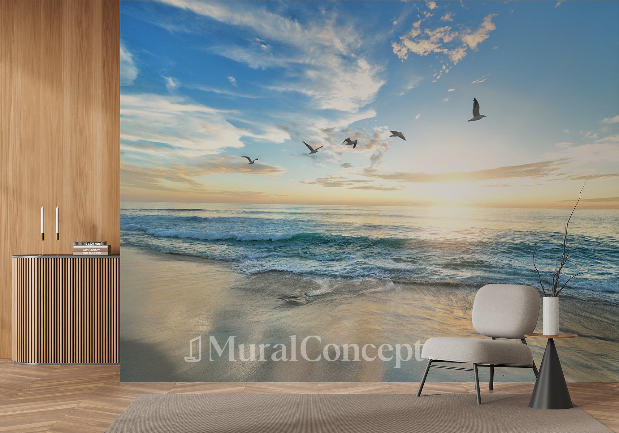 Papier peint Plage Paradisiaque - panoramique français