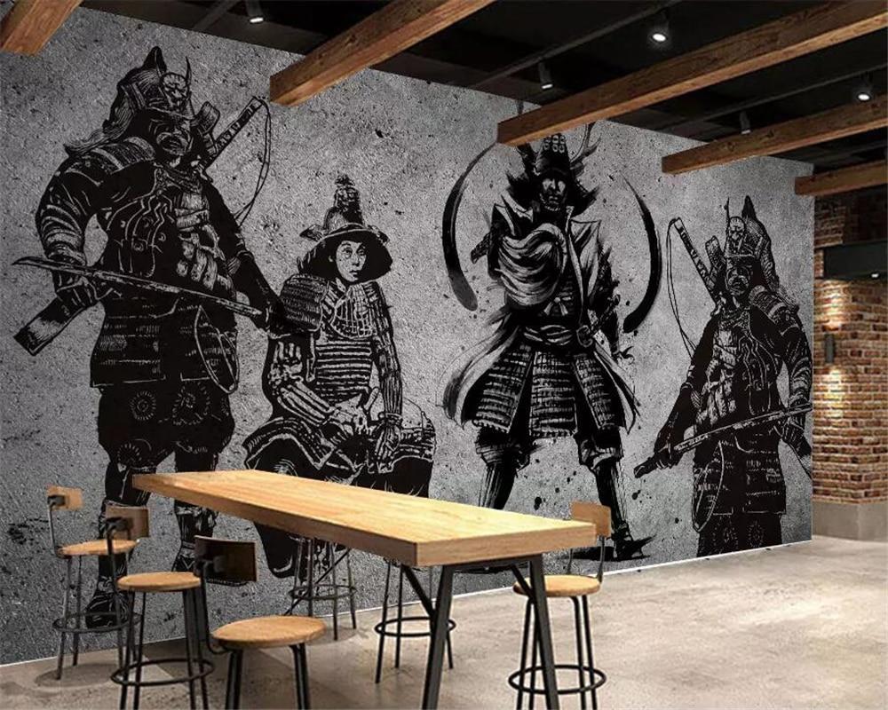 Papier peint Samouraï Japon - papier peint sur mesure francais - muralconcept