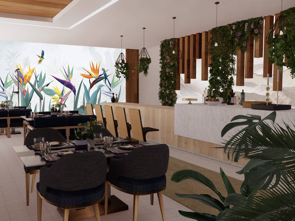 Papier peint panoramique : Le choix évident pour les centres commerciaux