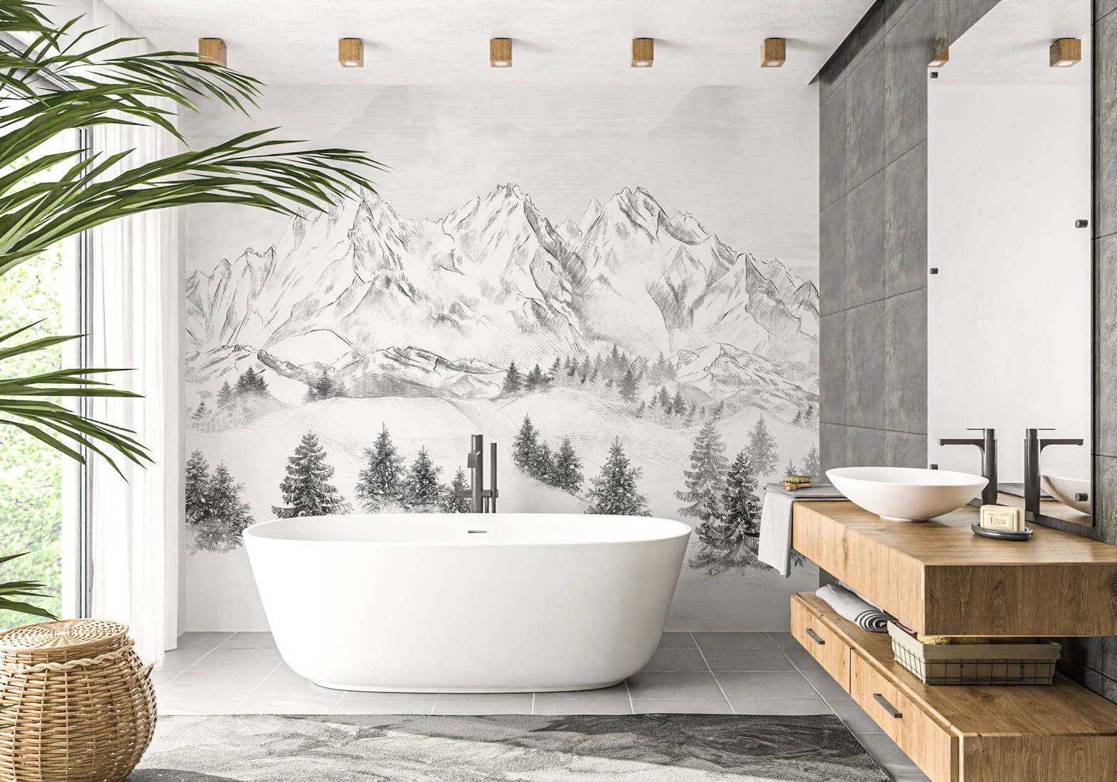 Quel papier peint pour une pièce humide ?