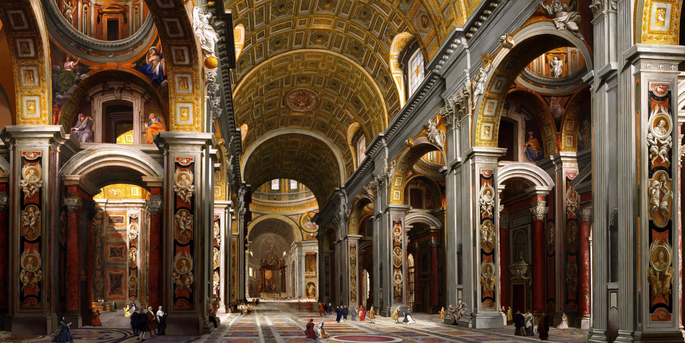 Le papier peint panoramique s’installe dans les musées