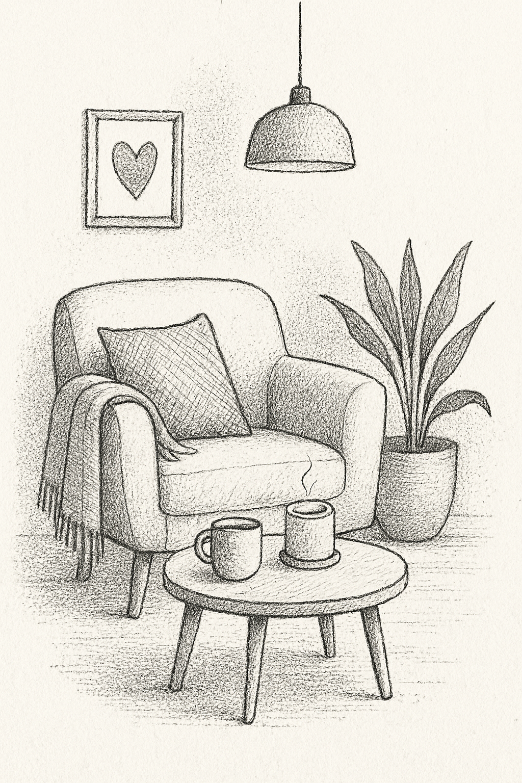 Papier peint hygge scandinave - Muralconcept