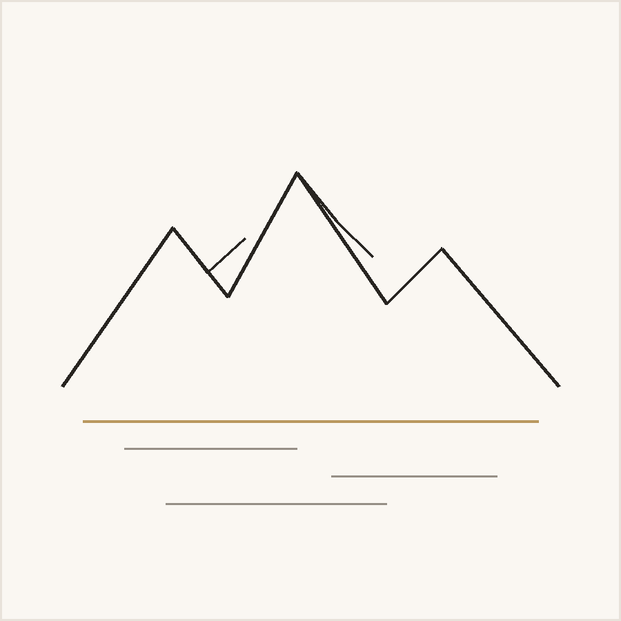 Papier peint panoramique montagne et lac — MuralConcept