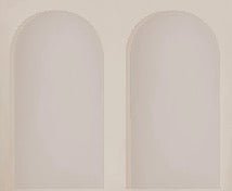 Papier peint panoramique arche beige