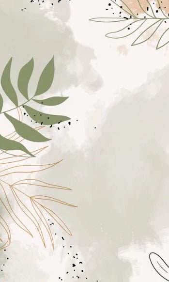 Papier peint panoramique aquarelle végétale