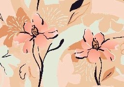 Papier peint yoga méditation fleur