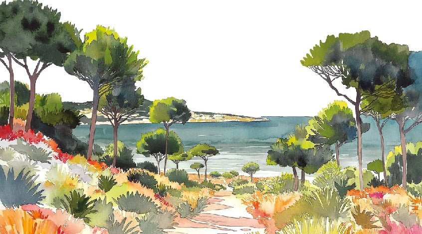 Papier peint panoramique air estival