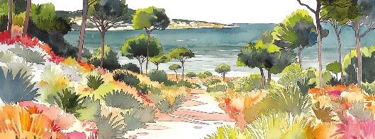 Papier peint panoramique air estival