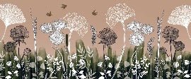 Papier peint panoramique floral addict