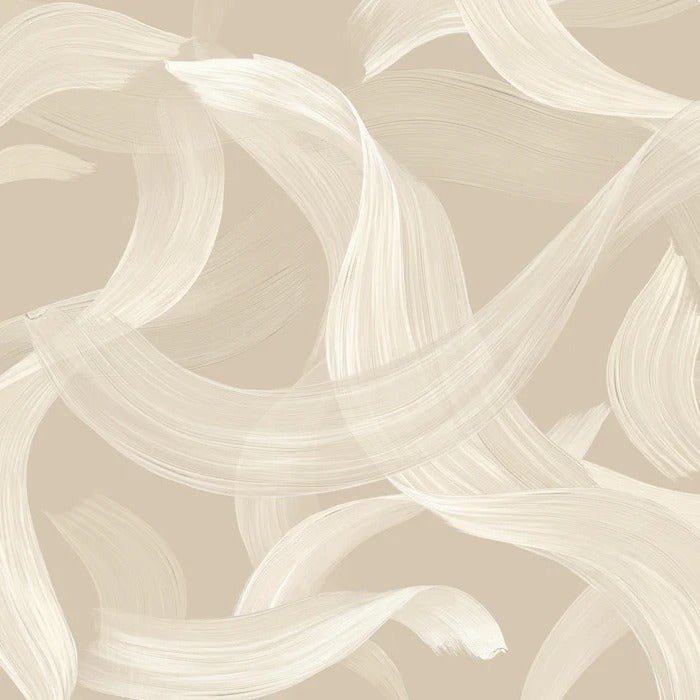 Papier peint contemporain – Beige vibration