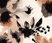 Papier peint fleur hypnotique