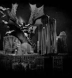 Papier peint panoramique batman film héro all dark