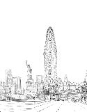 Papier peint architecture New York