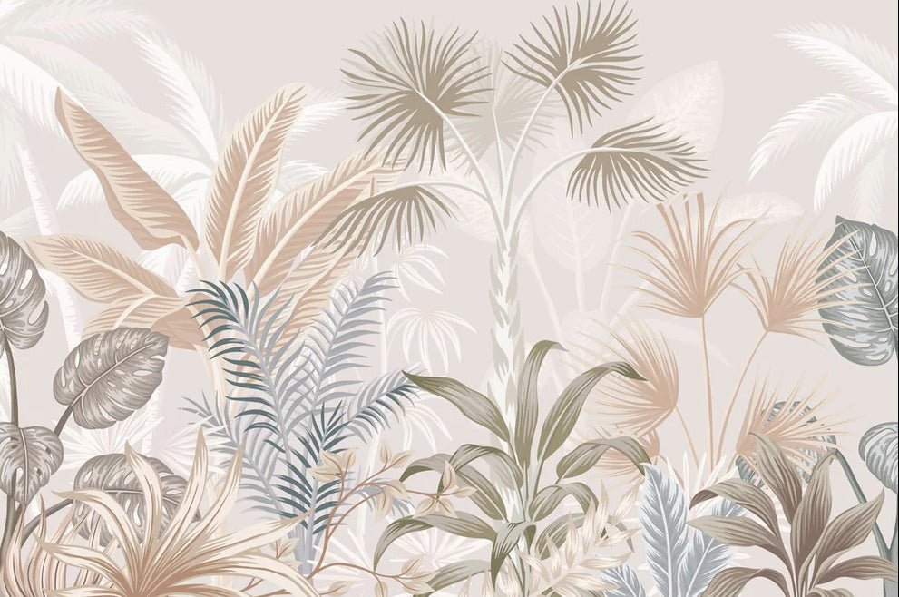 Papier peint panoramique jungle terracotta, XXL, tendance