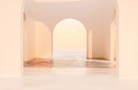 Papier peint panoramique design sunset arch