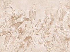 Papier peint élégante jungle poudrée, XXL, tendance