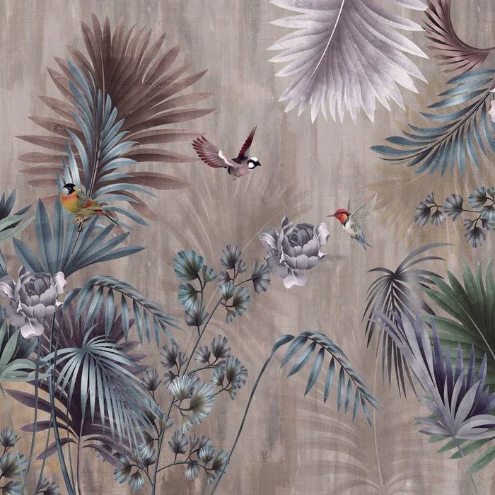 Papier peint Jungle Exotique & Bird, XXL, tendance