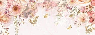Papier peint Mademoiselle floral