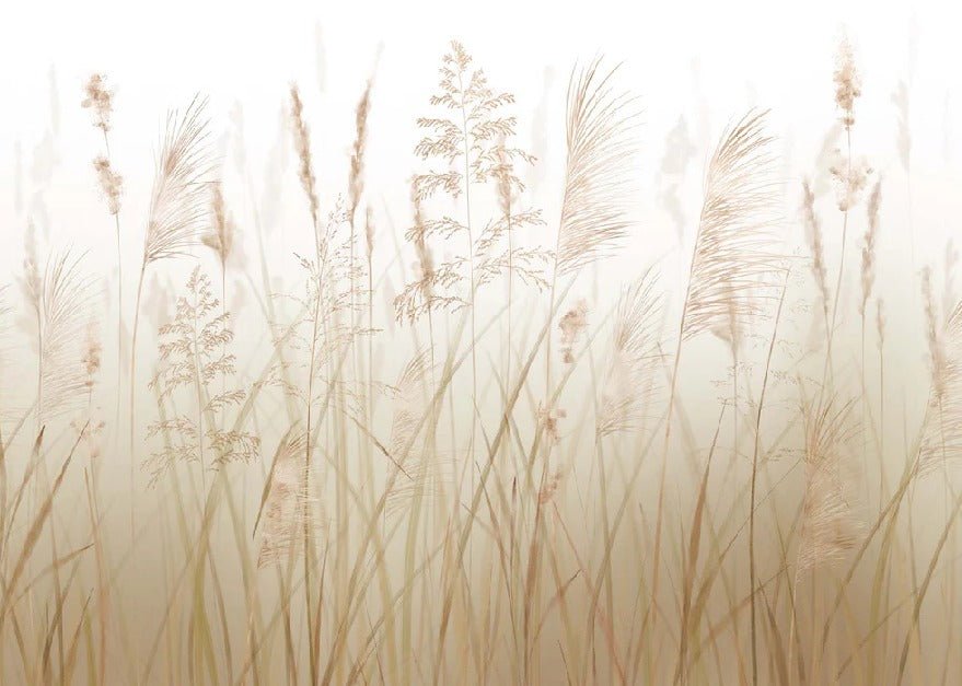 Papier peint fleur des champs de blé, XXL, tendance