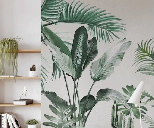 Papier peint tendance tropicale oiseau du paradis