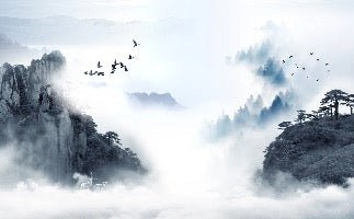 Papier peint Lever de jour en Chine