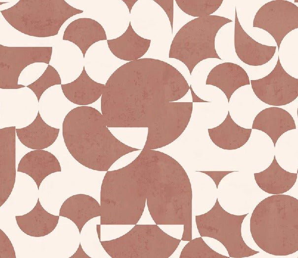 Papier peint rétro forme graphique, XXL, tendance