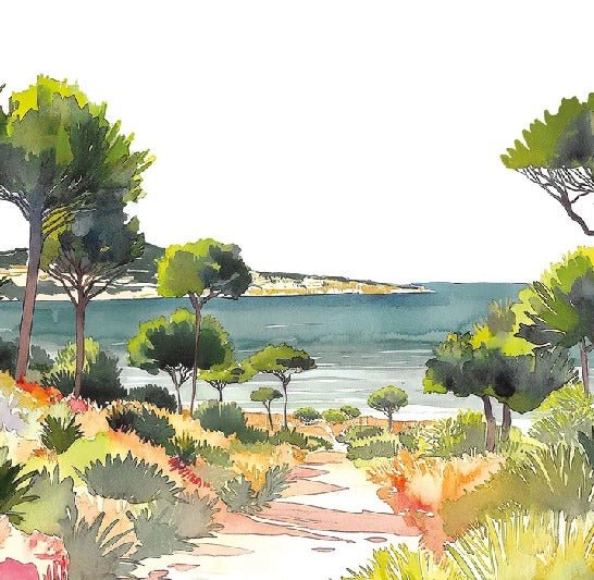 Papier peint panoramique air estival