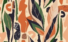 Papier peint mur végétal abstrait, XXL, tendance