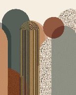 Papier peint Art déco graphique tendance, XXL, tendance