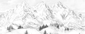 Papier peint montagne sommets de Chamonix