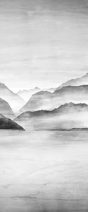 Papier Peint Sommets d’Argent | Les Bleus du Lac®, XXL, tendance