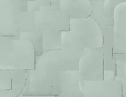 Papier peint panoramique découpé vert
