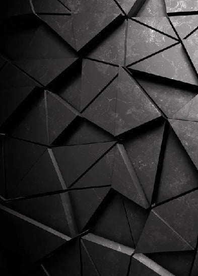 Papier peint 3D Black Perspective, XXL, tendance
