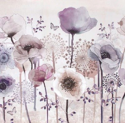 Papier peint Fleur Parme