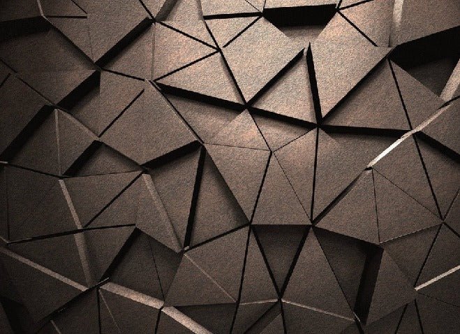 Papier peint 3D black perspective rouille, XXL, tendance