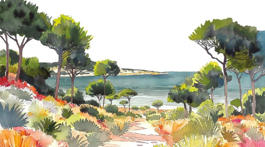 Papier peint panoramique air estival