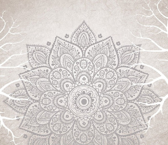 Papier peint intissé mandala bohème indien